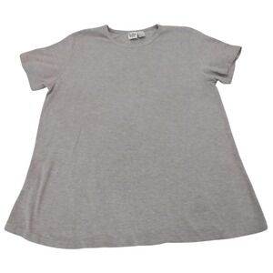 Vintage In Due Time Maternity Short Sleeve T-Shirt Heather Grey Womens XL Cotton
